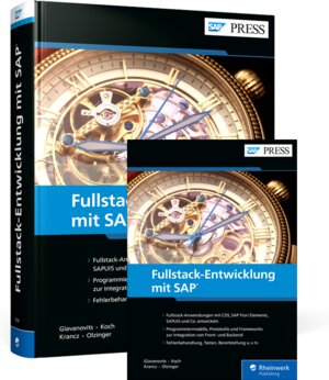 Buchcover Fullstack-Entwicklung mit SAP | Martin Koch | EAN 9783367103379 | ISBN 3-367-10337-3 | ISBN 978-3-367-10337-9