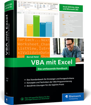 Buchcover VBA mit Excel | Bernd Held | EAN 9783367105731 | ISBN 3-367-10573-2 | ISBN 978-3-367-10573-1