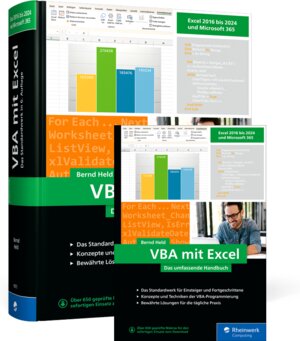 Buchcover VBA mit Excel | Bernd Held | EAN 9783367105762 | ISBN 3-367-10576-7 | ISBN 978-3-367-10576-2