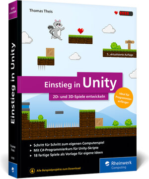 Buchcover Einstieg in Unity | Thomas Theis | EAN 9783367107810 | ISBN 3-367-10781-6 | ISBN 978-3-367-10781-0