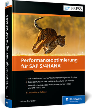 Buchcover Performanceoptimierung für SAP S/4HANA | Thomas Schneider | EAN 9783367107919 | ISBN 3-367-10791-3 | ISBN 978-3-367-10791-9