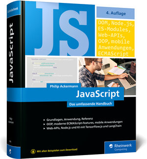 Buchcover JavaScript | Philip Ackermann | EAN 9783367109166 | ISBN 3-367-10916-9 | ISBN 978-3-367-10916-6