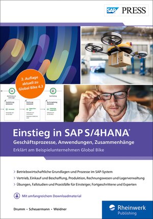 Buchcover Einstieg in SAP S/4HANA | Christian Drumm | EAN 9783367113903 | ISBN 3-367-11390-5 | ISBN 978-3-367-11390-3