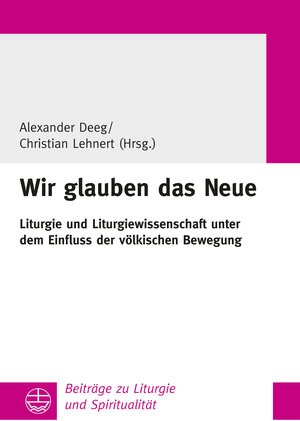 Buchcover "Wir glauben das Neue"  | EAN 9783374039784 | ISBN 3-374-03978-2 | ISBN 978-3-374-03978-4