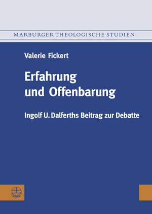 Buchcover Erfahrung und Offenbarung | Valerie Fickert | EAN 9783374043187 | ISBN 3-374-04318-6 | ISBN 978-3-374-04318-7