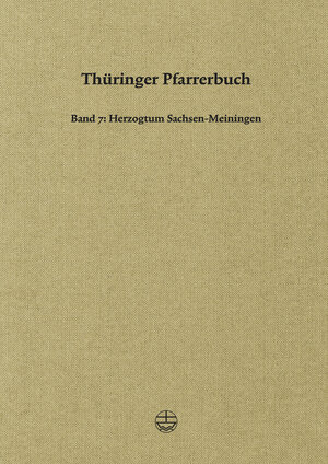 Buchcover Thüringer Pfarrerbuch  | EAN 9783374046157 | ISBN 3-374-04615-0 | ISBN 978-3-374-04615-7