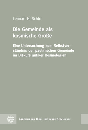 Buchcover Die Gemeinde als kosmische Größe | Lennart H. Schirr | EAN 9783374067862 | ISBN 3-374-06786-7 | ISBN 978-3-374-06786-2