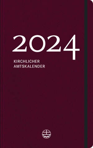 Buchcover Kirchlicher Amtskalender 2024 – rot  | EAN 9783374073894 | ISBN 3-374-07389-1 | ISBN 978-3-374-07389-4
