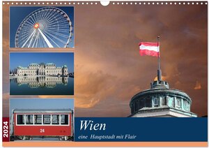 Buchcover Wien, eine Hauptstadt mit Flair (Wandkalender 2024 DIN A3 quer), CALVENDO Monatskalender | Rufotos Rufotos | EAN 9783383014680 | ISBN 3-383-01468-1 | ISBN 978-3-383-01468-0
