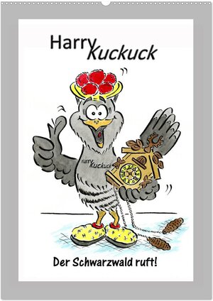 Buchcover HarryKuckuck - Der Schwarzwald ruft (Wandkalender 2024 DIN A2 hoch), CALVENDO Monatskalender | Ingo Laue | EAN 9783383051623 | ISBN 3-383-05162-5 | ISBN 978-3-383-05162-3