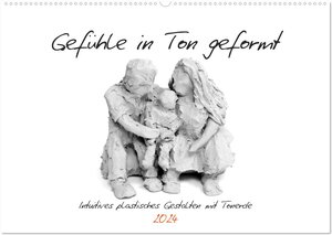 Buchcover Gefühle in Ton geformt - Intuitives plastisches Gestalten mit Tonerde (Wandkalender 2024 DIN A2 quer), CALVENDO Monatskalender | Michaela Schimmack | EAN 9783383054754 | ISBN 3-383-05475-6 | ISBN 978-3-383-05475-4