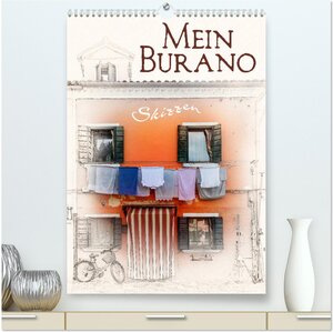 Buchcover Mein Burano - Skizzen (hochwertiger Premium Wandkalender 2024 DIN A2 hoch), Kunstdruck in Hochglanz | Marion Krätschmer | EAN 9783383146299 | ISBN 3-383-14629-4 | ISBN 978-3-383-14629-9