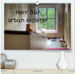 Buchcover Herr Bär urban explorer (hochwertiger Premium Wandkalender 2024 DIN A2 quer), Kunstdruck in Hochglanz | Oliver Buchmann | EAN 9783383244094 | ISBN 3-383-24409-1 | ISBN 978-3-383-24409-4