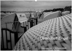 Buchcover Ostseebad Zingst - Impressionen in Schwarz-Weiß (Wandkalender 2024 DIN A2 quer), CALVENDO Monatskalender | Frank Becker | EAN 9783383294570 | ISBN 3-383-29457-9 | ISBN 978-3-383-29457-0