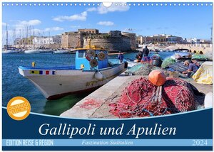 Buchcover Gallipoli und Apulien - Faszination Süditalien (Wandkalender 2024 DIN A3 quer), CALVENDO Monatskalender | Martina Schikore | EAN 9783383356926 | ISBN 3-383-35692-2 | ISBN 978-3-383-35692-6