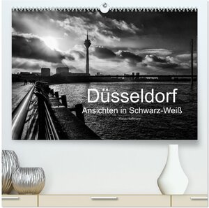 Buchcover Düsseldorf Ansichten in Schwarz-Weiß (hochwertiger Premium Wandkalender 2024 DIN A2 quer), Kunstdruck in Hochglanz | Klaus Hoffmann | EAN 9783383393242 | ISBN 3-383-39324-0 | ISBN 978-3-383-39324-2