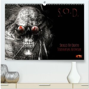 Buchcover S.O.D. - Skulls Of Death Vol. II - Totenkopf Artworks (hochwertiger Premium Wandkalender 2024 DIN A2 quer), Kunstdruck in Hochglanz | Mario Heyer (MtP Art) | EAN 9783383498923 | ISBN 3-383-49892-1 | ISBN 978-3-383-49892-3