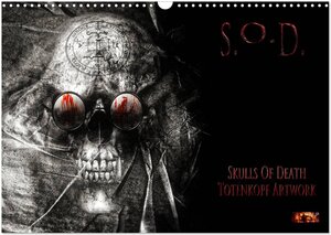 Buchcover S.O.D. - Skulls Of Death Vol. II - Totenkopf Artworks (Wandkalender 2024 DIN A3 quer), CALVENDO Monatskalender | Mario Heyer (MtP Art) | EAN 9783383513503 | ISBN 3-383-51350-5 | ISBN 978-3-383-51350-3
