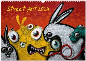 Buchcover Street-Art 2024 / CH-Version (Wandkalender 2024 DIN A3 quer), CALVENDO Monatskalender | Kerstin Stolzenburg | EAN 9783383527197 | ISBN 3-383-52719-0 | ISBN 978-3-383-52719-7