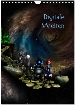 Buchcover Digitale Welten (Wandkalender 2024 DIN A4 hoch), CALVENDO Monatskalender | Norbert Buch | EAN 9783383615085 | ISBN 3-383-61508-1 | ISBN 978-3-383-61508-5