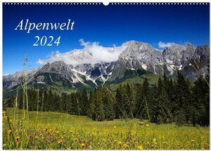 Buchcover Alpenwelt 2024 (Wandkalender 2024 DIN A2 quer), CALVENDO Monatskalender | Nailia Schwarz | EAN 9783383632631 | ISBN 3-383-63263-6 | ISBN 978-3-383-63263-1