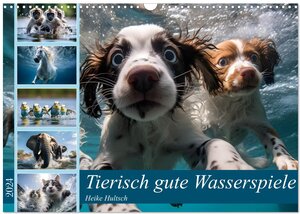 Buchcover Tierisch gute Wasserspiele (Wandkalender 2024 DIN A3 quer), CALVENDO Monatskalender | Heike Hultsch | EAN 9783383667206 | ISBN 3-383-66720-0 | ISBN 978-3-383-66720-6