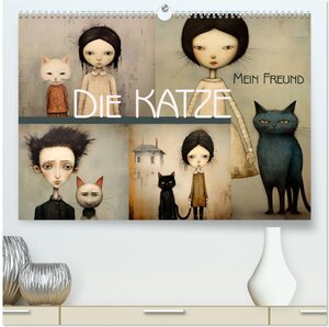 Buchcover Die Katze - mein Freund (hochwertiger Premium Wandkalender 2025 DIN A2 quer), Kunstdruck in Hochglanz | Erich Krätschmer | EAN 9783383773563 | ISBN 3-383-77356-6 | ISBN 978-3-383-77356-3