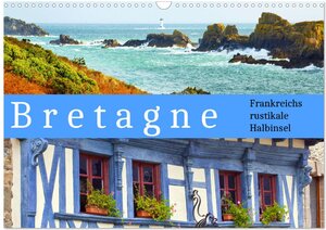 Buchcover Bretagne Frankreichs rustikale Halbinsel (Wandkalender 2025 DIN A3 quer), CALVENDO Monatskalender | Klaus Scholz | EAN 9783383894435 | ISBN 3-383-89443-6 | ISBN 978-3-383-89443-5