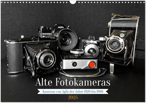 Buchcover Alte Fotokameras - Kameras von Agfa der Jahre 1928 bis 1980 (Wandkalender 2025 DIN A3 quer), CALVENDO Monatskalender | Jean-Louis Glineur | EAN 9783383899409 | ISBN 3-383-89940-3 | ISBN 978-3-383-89940-9