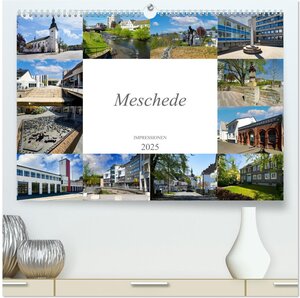 Buchcover Meschede Impressionen (hochwertiger Premium Wandkalender 2025 DIN A2 quer), Kunstdruck in Hochglanz | Dirk Meutzner | EAN 9783383986291 | ISBN 3-383-98629-2 | ISBN 978-3-383-98629-1