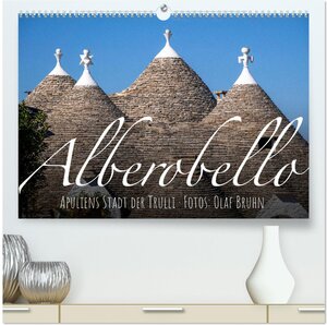 Buchcover Alberobello – Apuliens Stadt der Trulli (hochwertiger Premium Wandkalender 2025 DIN A2 quer), Kunstdruck in Hochglanz | Olaf Bruhn | EAN 9783383992629 | ISBN 3-383-99262-4 | ISBN 978-3-383-99262-9
