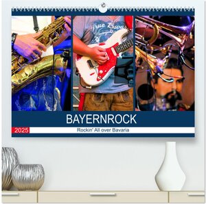 Buchcover Bayernrock - Rockin' All over Bavaria (hochwertiger Premium Wandkalender 2025 DIN A2 quer), Kunstdruck in Hochglanz | Renate Utz | EAN 9783383996634 | ISBN 3-383-99663-8 | ISBN 978-3-383-99663-4