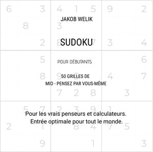 Buchcover Sudoku pour débutants - 50 grilles de Mio - pensez par vous-même | Jakob Welik | EAN 9783384184900 | ISBN 3-384-18490-4 | ISBN 978-3-384-18490-0