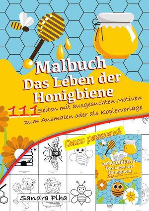 Buchcover KitaFix Malbuch Das Leben der Honigbiene | Sandra Plha | EAN 9783384206855 | ISBN 3-384-20685-1 | ISBN 978-3-384-20685-5