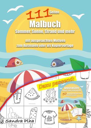 Buchcover KitaFix Malbuch Sommer, Sonne, Strand und mehr | Sandra Plha | EAN 9783384208941 | ISBN 3-384-20894-3 | ISBN 978-3-384-20894-1