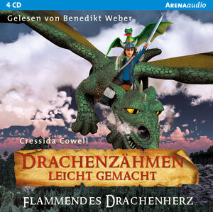 Buchcover Drachenzähmen leicht gemacht (8). Flammendes Drachenherz | Cressida Cowell | EAN 9783401240473 | ISBN 3-401-24047-1 | ISBN 978-3-401-24047-3