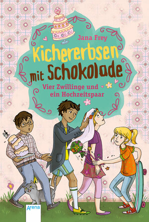 Buchcover Kichererbsen mit Schokolade (2). Vier Zwillinge und ein Hochzeitspaar | Jana Frey | EAN 9783401604497 | ISBN 3-401-60449-X | ISBN 978-3-401-60449-7