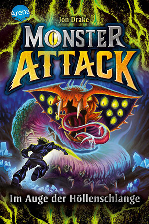 Buchcover Monster Attack (3). Im Auge der Höllenschlange | Jon Drake | EAN 9783401605548 | ISBN 3-401-60554-2 | ISBN 978-3-401-60554-8