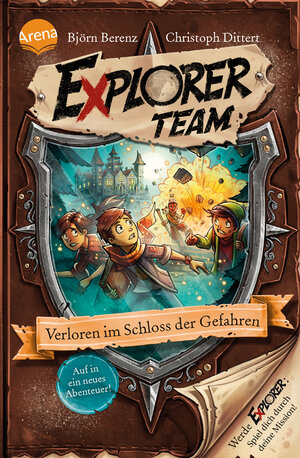 Buchcover Explorer Team. Verloren im Schloss der Gefahren | Björn Berenz | EAN 9783401606392 | ISBN 3-401-60639-5 | ISBN 978-3-401-60639-2