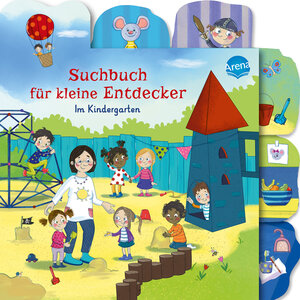 Buchcover Suchbuch für kleine Entdecker. Im Kindergarten  | EAN 9783401717319 | ISBN 3-401-71731-6 | ISBN 978-3-401-71731-9