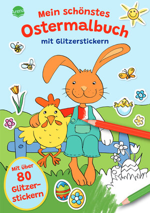 Buchcover Mein schönstes Ostermalbuch mit Glitzerstickern (Mit über 80 Glitzerstickern) | Silke Reimers | EAN 9783401720326 | ISBN 3-401-72032-5 | ISBN 978-3-401-72032-6