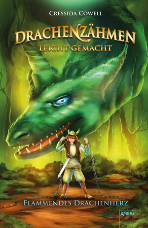 Buchcover Drachenzähmen leicht gemacht (8). Flammendes Drachenherz | Cressida Cowell | EAN 9783401806884 | ISBN 3-401-80688-2 | ISBN 978-3-401-80688-4