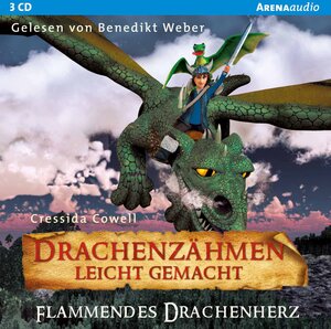 Buchcover Drachenzähmen leicht gemacht (8). Flammendes Drachenherz | Cressida Cowell | EAN 9783401851785 | ISBN 3-401-85178-0 | ISBN 978-3-401-85178-5