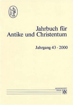 Buchcover Jahrbuch für Antike und Christentum  | EAN 9783402081341 | ISBN 3-402-08134-2 | ISBN 978-3-402-08134-1