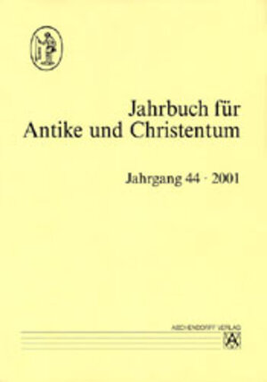 Buchcover Jahrbuch für Antike und Christentum  | EAN 9783402081358 | ISBN 3-402-08135-0 | ISBN 978-3-402-08135-8
