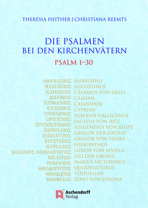 Buchcover Die Psalmen bei den Kirchenvätern | Theresia Heither | EAN 9783402132272 | ISBN 3-402-13227-3 | ISBN 978-3-402-13227-2