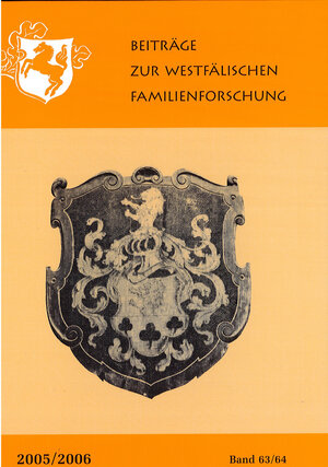 Buchcover Beiträge zur westfälischen Familienforschung  | EAN 9783402138854 | ISBN 3-402-13885-9 | ISBN 978-3-402-13885-4