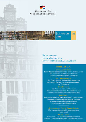Buchcover Jahrbuch des Zentrums für Niederlande-Studien 22-2011  | EAN 9783402142059 | ISBN 3-402-14205-8 | ISBN 978-3-402-14205-9