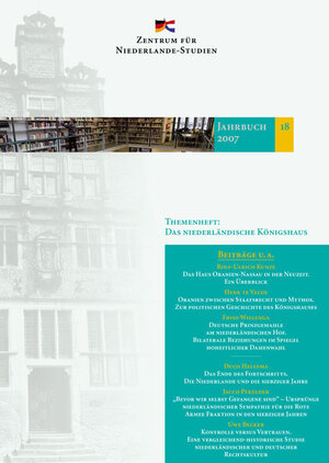 Buchcover Jahrbuch des Zentrums für Niederlande-Studien / Die niederländische Monarchie  | EAN 9783402193174 | ISBN 3-402-19317-5 | ISBN 978-3-402-19317-4