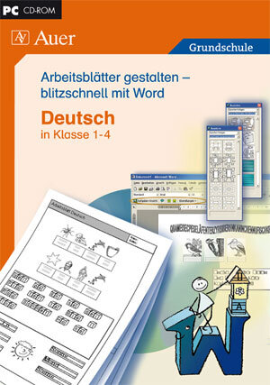 Buchcover Arbeitsblätter mit Word gestalten - Deutsch | Auer Verlag | EAN 9783403061632 | ISBN 3-403-06163-9 | ISBN 978-3-403-06163-2